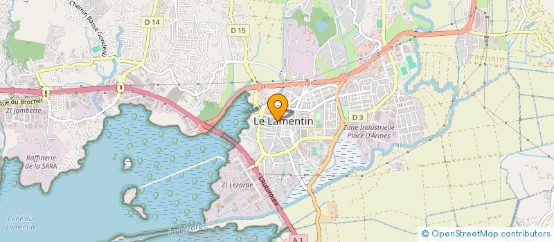 localisation de l'entreprise MONSIEUR ALEX FRANCHINARD  LE LAMENTIN