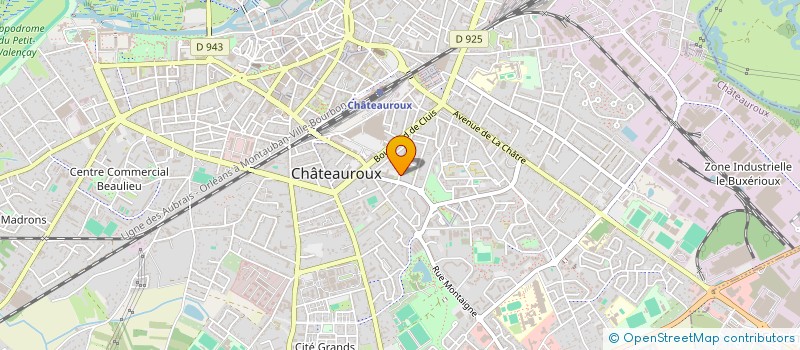 localisation de l'entreprise MONSIEUR ALEX GABORIT à CHATEAUROUX
