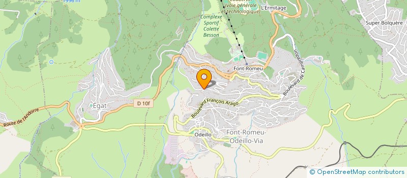 localisation de l'entreprise MONSIEUR ALEX GAREA AVARIA  FONT-ROMEU-ODEILLO-VIA