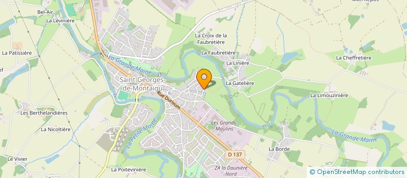 localisation de l'entreprise MONSIEUR ALEX GASCHET à MONTAIGU-VENDEE
