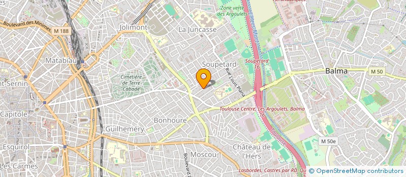 localisation de l'entreprise MONSIEUR ALEX GAVET à TOULOUSE