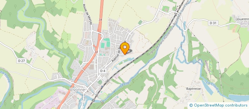 localisation de l'entreprise MONSIEUR ALEX GAZEAU  VIVONNE