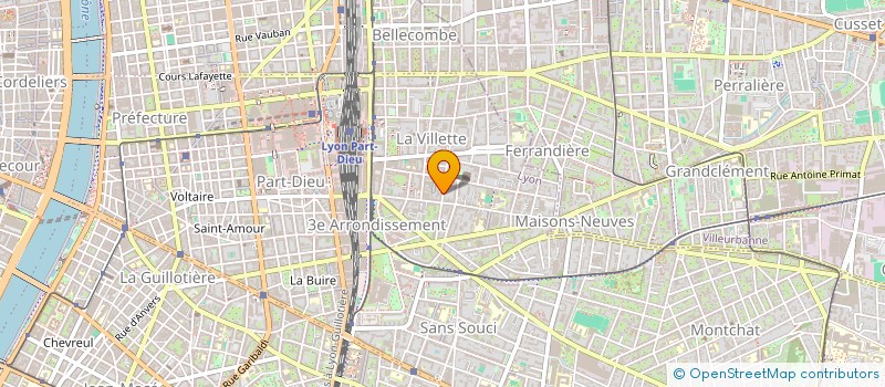 localisation de l'entreprise MONSIEUR ALEX GERBER  LYON