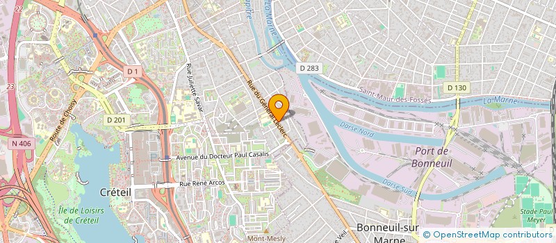 localisation de l'entreprise MONSIEUR ALEX GHARIS  CRETEIL
