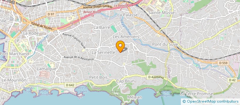 localisation de l'entreprise MONSIEUR ALEX GHOZZI  TOULON