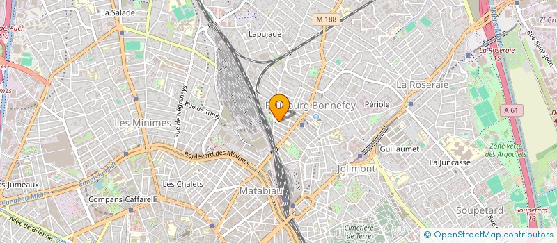 localisation de l'entreprise MONSIEUR ALEX GOUJEAUD à TOULOUSE