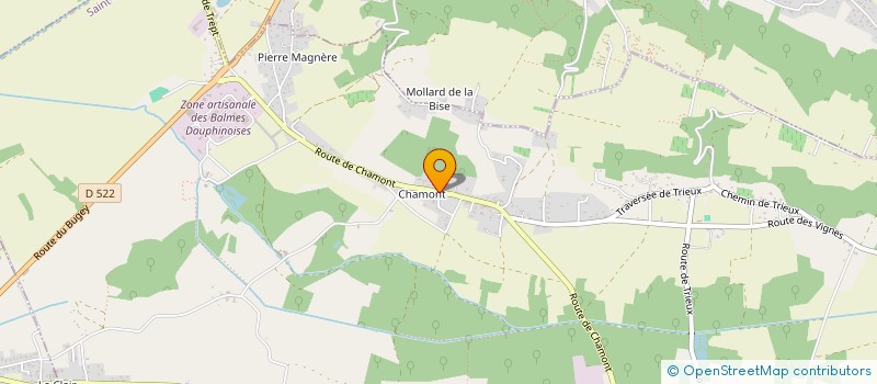 localisation de l'entreprise MONSIEUR ALEX GRIFFON  SAINT-CHEF