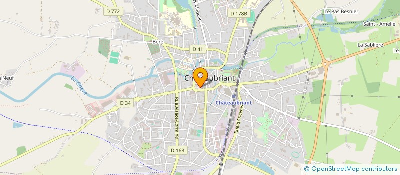 localisation de l'entreprise MONSIEUR ALEX GUAREAU à CHATEAUBRIANT