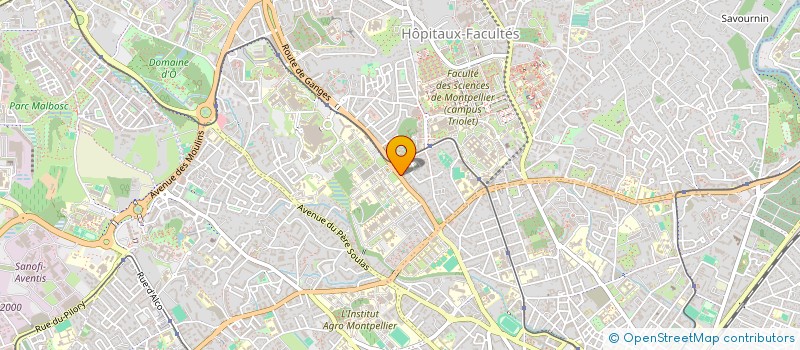 localisation de l'entreprise MONSIEUR ALEX GUINAUDEAU à MONTPELLIER