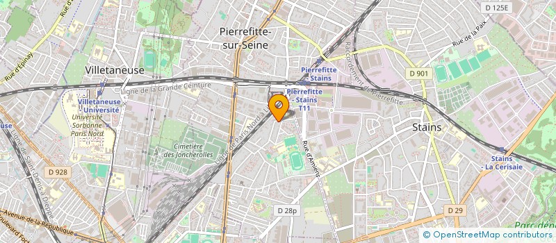 localisation de l'entreprise MONSIEUR ALEX GUNES à PIERREFITTE-SUR-SEINE