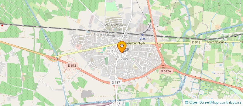 localisation de l'entreprise MONSIEUR ALEX HOULLE à VIAS
