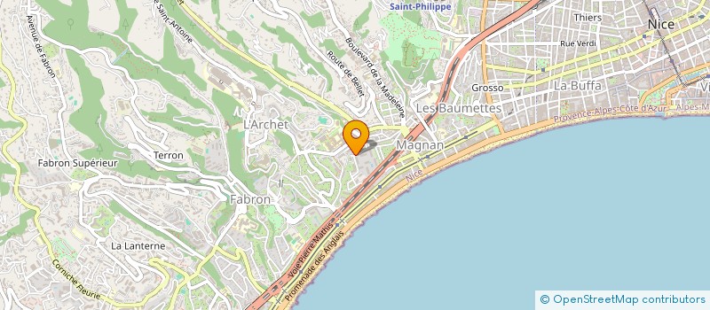 localisation de l'entreprise MONSIEUR ALEX JEAN à NICE
