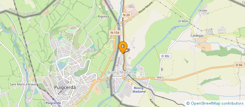 localisation de l'entreprise MONSIEUR ALEX JULIA PERENA  BOURG-MADAME