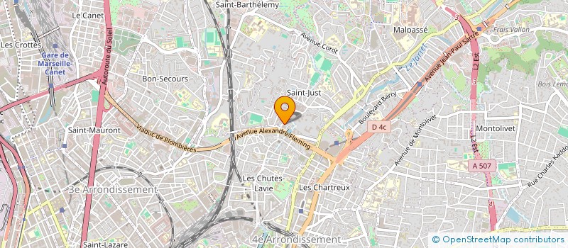 localisation de l'entreprise MONSIEUR ALEX KISAER à MARSEILLE