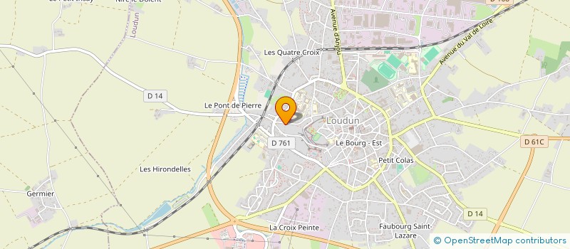 localisation de l'entreprise MONSIEUR ALEX LABEJOF à LOUDUN