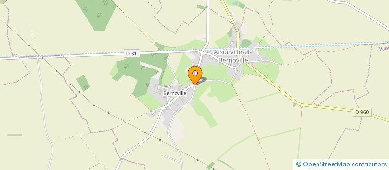 localisation de l'entreprise MONSIEUR ALEX LAGOUGE  AISONVILLE-ET-BERNOVILLE