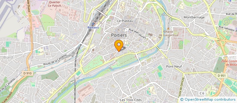 localisation de l'entreprise MONSIEUR ALEX LALEU  POITIERS