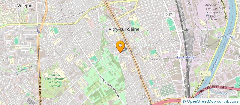 localisation de l'entreprise MONSIEUR ALEX LAM  VITRY-SUR-SEINE