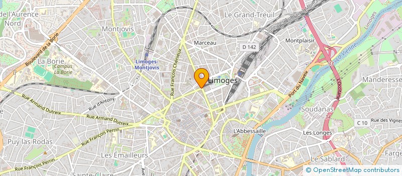 localisation de l'entreprise MONSIEUR ALEX LAMA à LIMOGES
