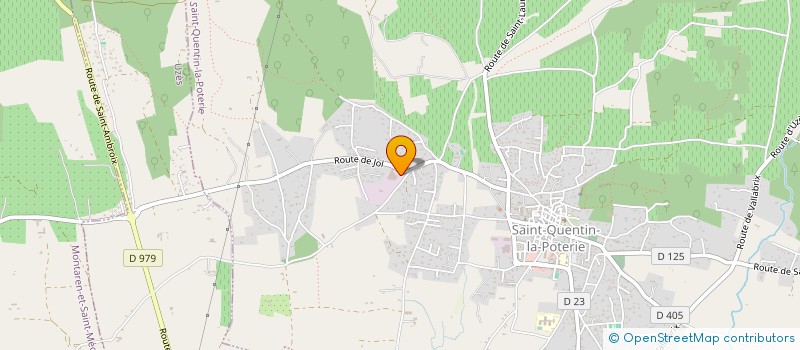 localisation de l'entreprise MONSIEUR ALEX LANDRU  SAINT-QUENTIN-LA-POTERIE