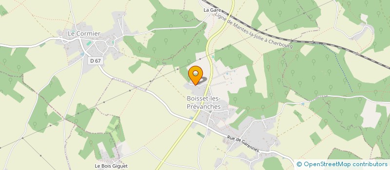 localisation de l'entreprise MONSIEUR ALEX LAPEYRIE  BOISSET-LES-PREVANCHES