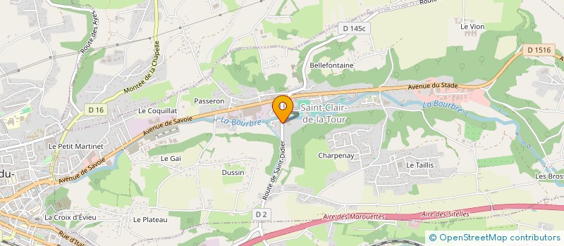 localisation de l'entreprise MONSIEUR ALEX LAVEGETTI  SAINT-DIDIER-DE-LA-TOUR