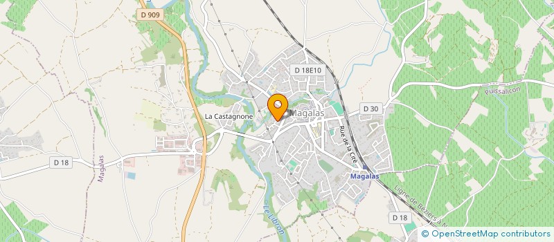 localisation de l'entreprise MONSIEUR ALEX LECUPPRE à MAGALAS