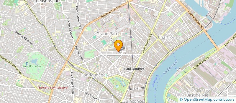 localisation de l'entreprise MONSIEUR ALEX LEFAVRAIS  BORDEAUX