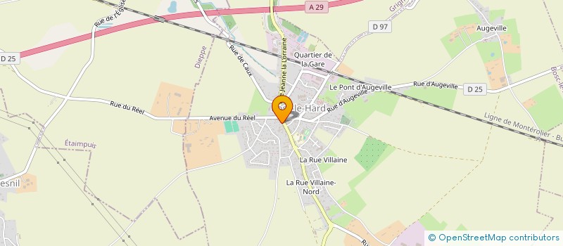 localisation de l'entreprise MONSIEUR ALEX LEFEBVRE  BOSC-LE-HARD