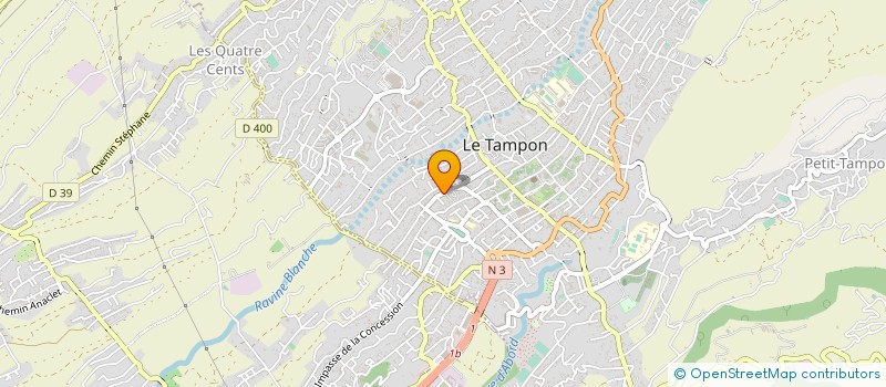 localisation de l'entreprise MONSIEUR ALEX LEGROS à LE TAMPON