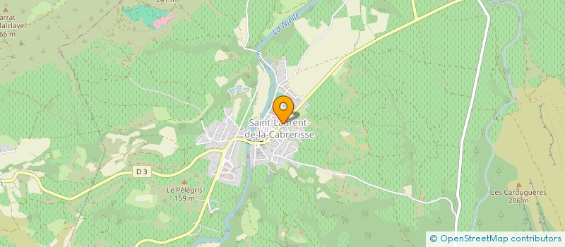 localisation de l'entreprise MONSIEUR ALEX LEVEL  SAINT-LAURENT-DE-LA-CABRERISSE