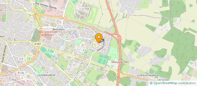 localisation de l'entreprise MONSIEUR ALEX LINGURAR  POITIERS