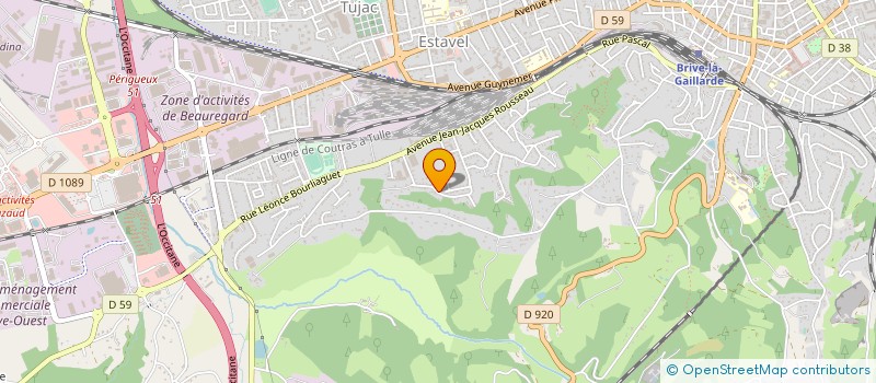 localisation de l'entreprise MONSIEUR ALEX LOUSTALOT  BRIVE-LA-GAILLARDE