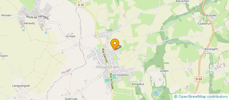 localisation de l'entreprise MONSIEUR ALEX MAIGA  PLOUGOURVEST