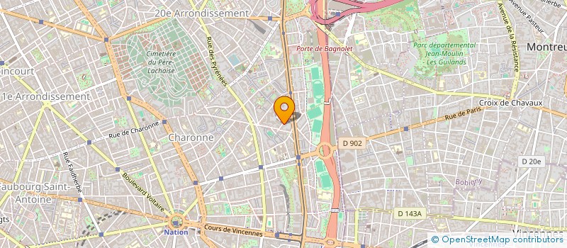 localisation de l'entreprise MONSIEUR ALEX MAILLARDET  PARIS