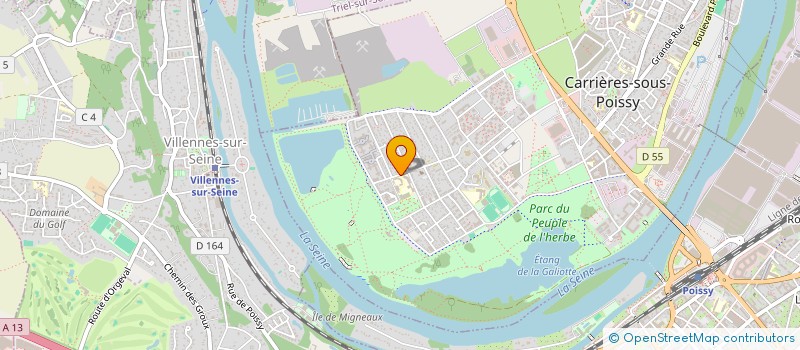 localisation de l'entreprise MONSIEUR ALEX MANUEL  CARRIERES-SOUS-POISSY