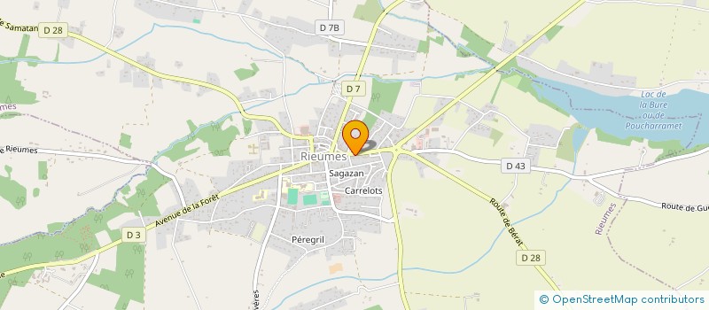 localisation de l'entreprise MONSIEUR ALEX MARAIS  RIEUMES