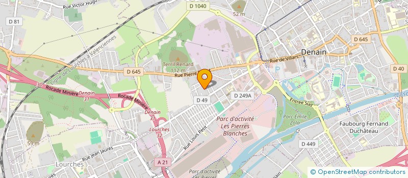 localisation de l'entreprise MONSIEUR ALEX MARIN  DENAIN