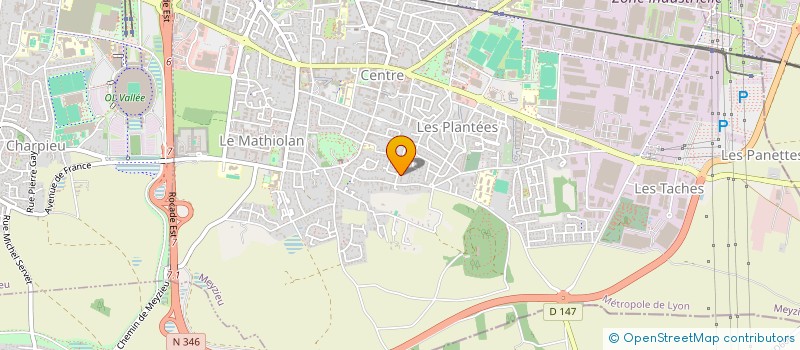 localisation de l'entreprise MONSIEUR ALEX MARQUES  MEYZIEU