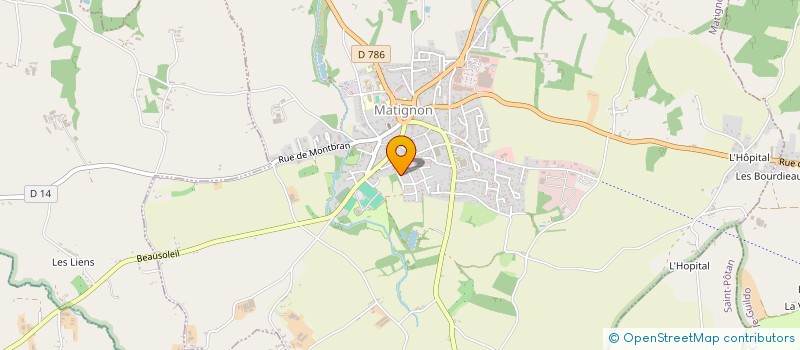 localisation de l'entreprise MONSIEUR ALEX MELLON  MATIGNON