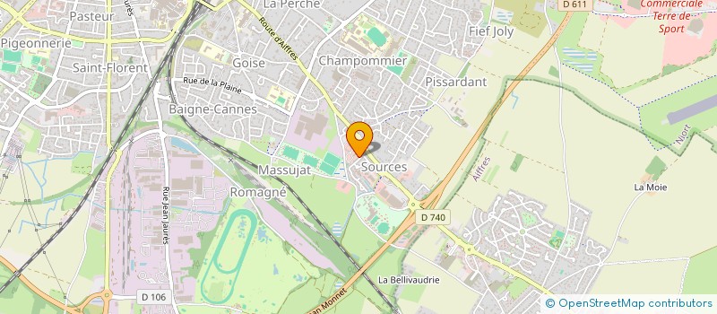 localisation de l'entreprise MONSIEUR ALEX MEUNIER  NIORT