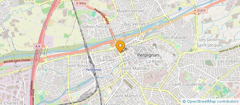 localisation de l'entreprise MONSIEUR ALEX MOREAU  PERPIGNAN