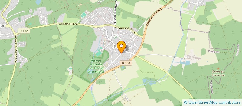 localisation de l'entreprise MONSIEUR ALEX MOTILLA  BONNELLES