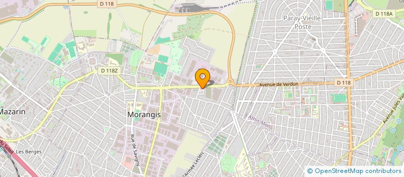 localisation de l'entreprise MONSIEUR ALEX MUKULAYENGE  MORANGIS