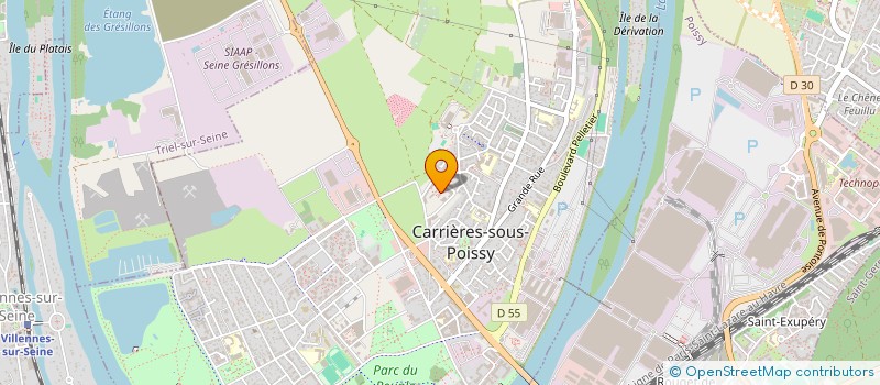 localisation de l'entreprise MONSIEUR ALEX NIAVA  CARRIERES-SOUS-POISSY