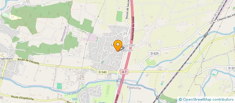 localisation de l'entreprise MONSIEUR ALEX NOEL  MONTBOUCHER-SUR-JABRON