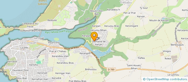 localisation de l'entreprise MONSIEUR ALEX PERON  TREBABU