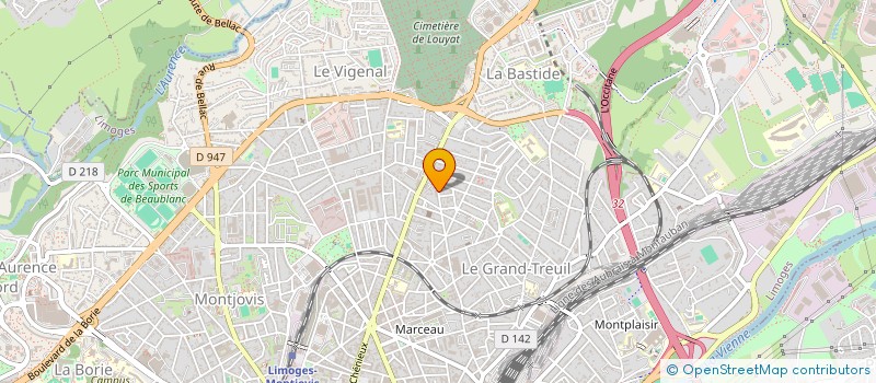 localisation de l'entreprise MONSIEUR ALEX PHILIPPE à LIMOGES