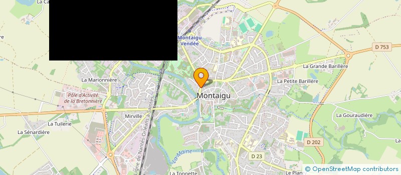 localisation de l'entreprise MONSIEUR ALEX PICHAUD à MONTAIGU-VENDEE