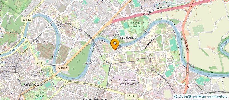 localisation de l'entreprise MONSIEUR ALEX PITON  SAINT-MARTIN-D'HERES